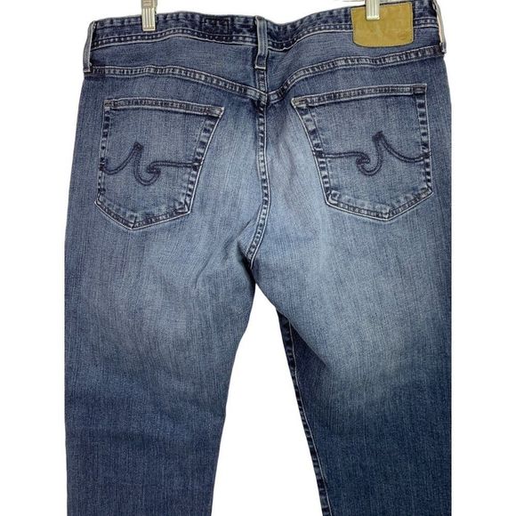 Mens Adirano Goldschmied AG Everett Slim Straight Jeans 38 x 30 EUC 6419 - Picture 8 of 16